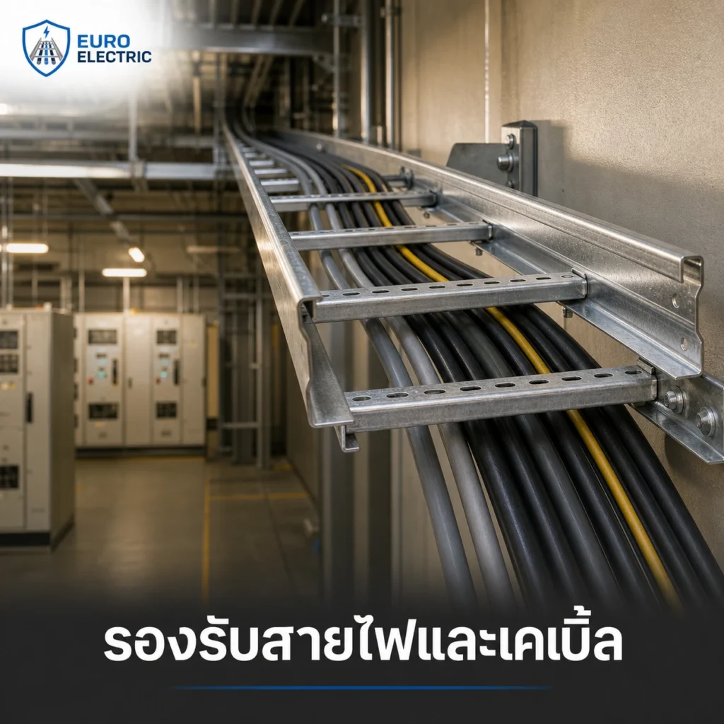 รางเดินสายไฟรองรับงานหนัก