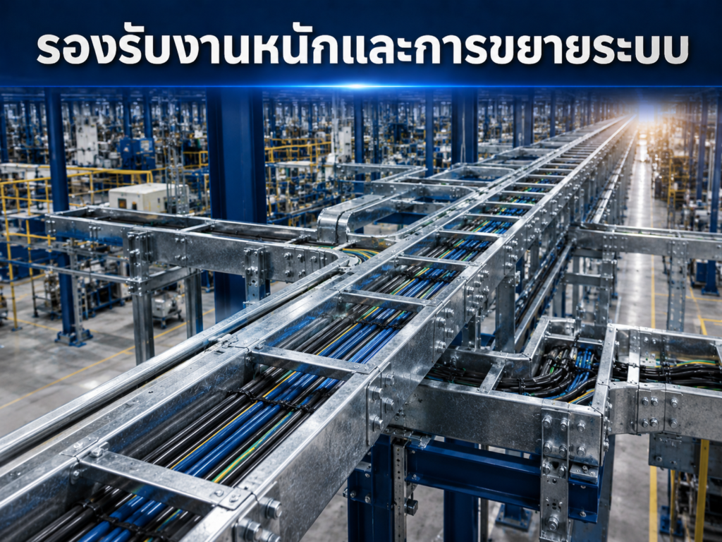 รองรับงานหนักและการขยายระบบ - รางเดินสายไฟ ThaiEuroElectric