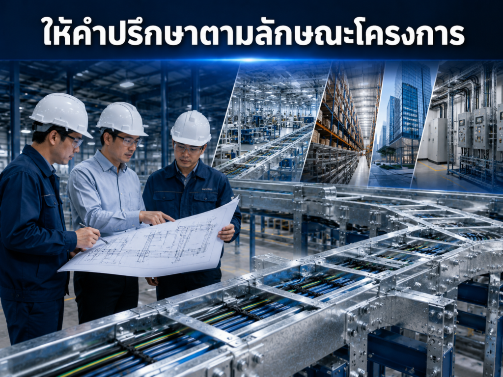ให้คำปรึกษาตามลักษณะโครงการ - รางเดินสายไฟ ThaiEuroElectric